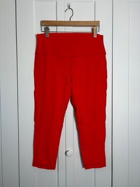 lululemon athletica Red High-Rise Leggings size 14